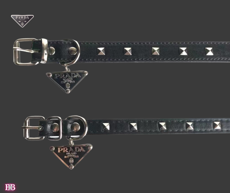 P "PRADA-BADGED" VADER COLLAR