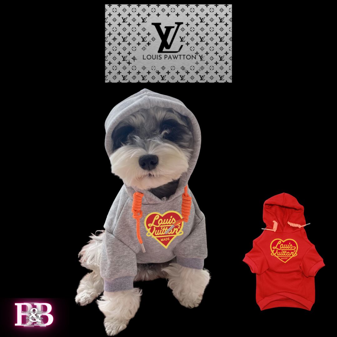 LV "HeartBreaker" -Plush-Ribbed-Hoodie