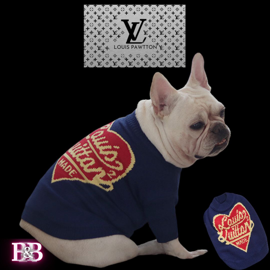 LV "HeartBreaker" Plush-Ribbed-Sweater