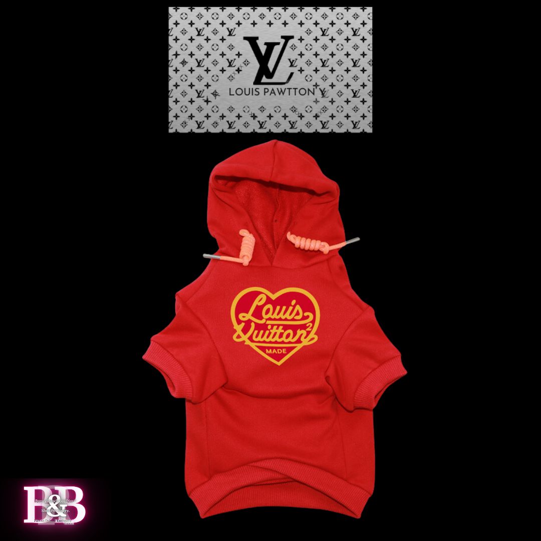 LV "HeartBreaker" -Plush-Ribbed-Hoodie