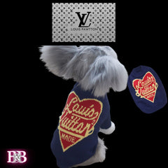 LV "HeartBreaker" Plush-Ribbed-Sweater