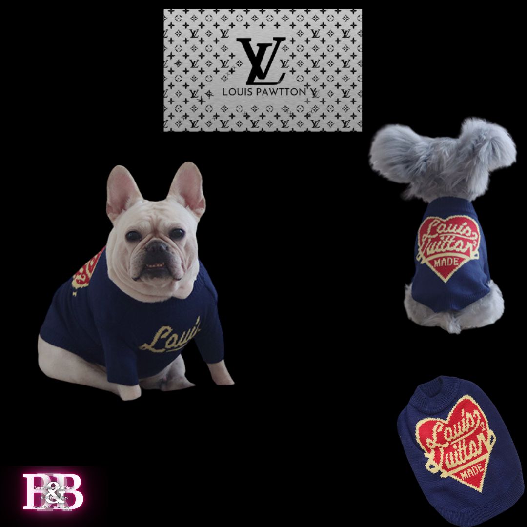 LV "HeartBreaker" Plush-Ribbed-Sweater