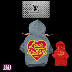 LV "HeartBreaker" -Plush-Ribbed-Hoodie