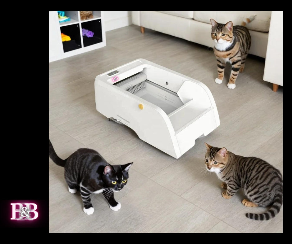 NEW  -IQ Intelligent InfaRed Design| Auto // Touch Control|Self Cleaning Cat Litter Box