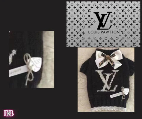 LV "I-Like-Big-Bows" -Frous-Frous Sweater