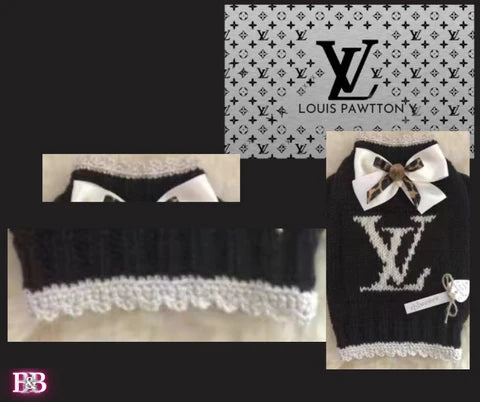 LV "I-Like-Big-Bows" -Frous-Frous Sweater