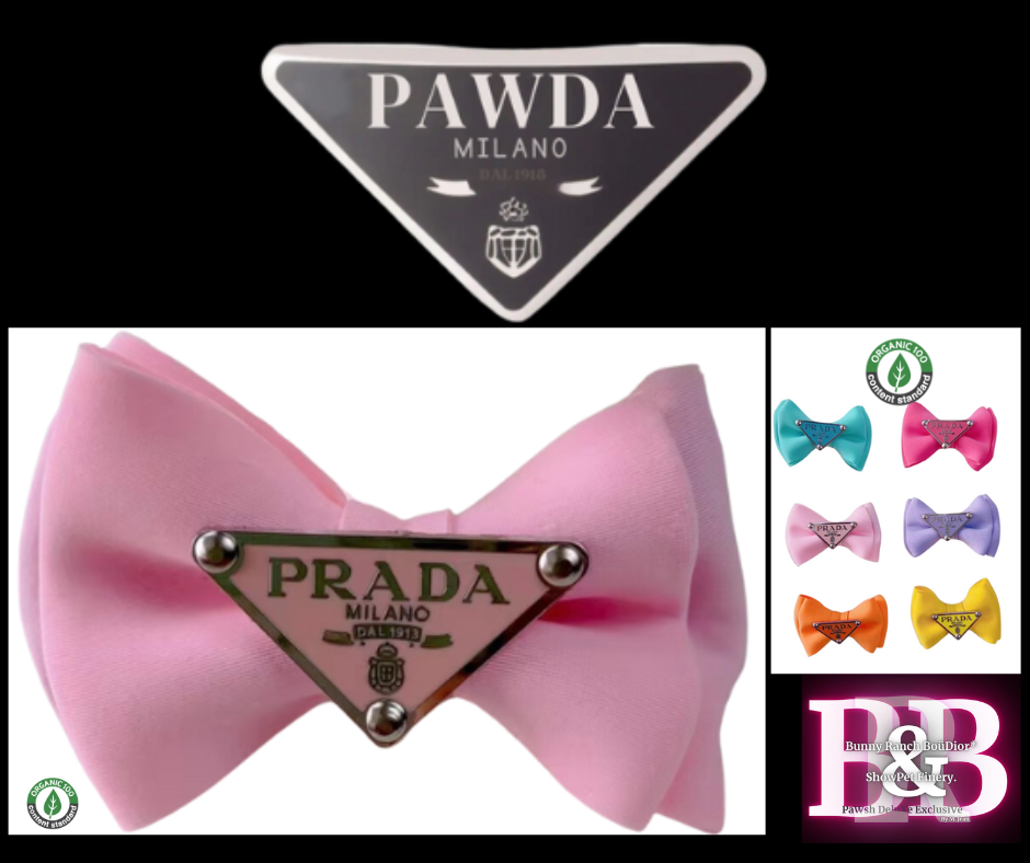 Prada-Badged -Big-Bow-FurPin