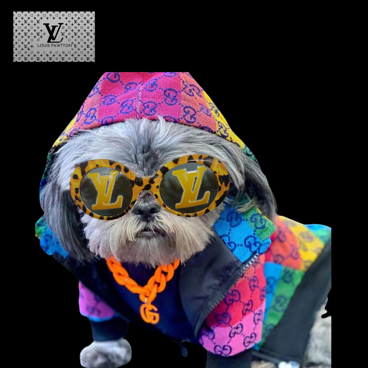 LV Graffiti-Lens Sunglasses